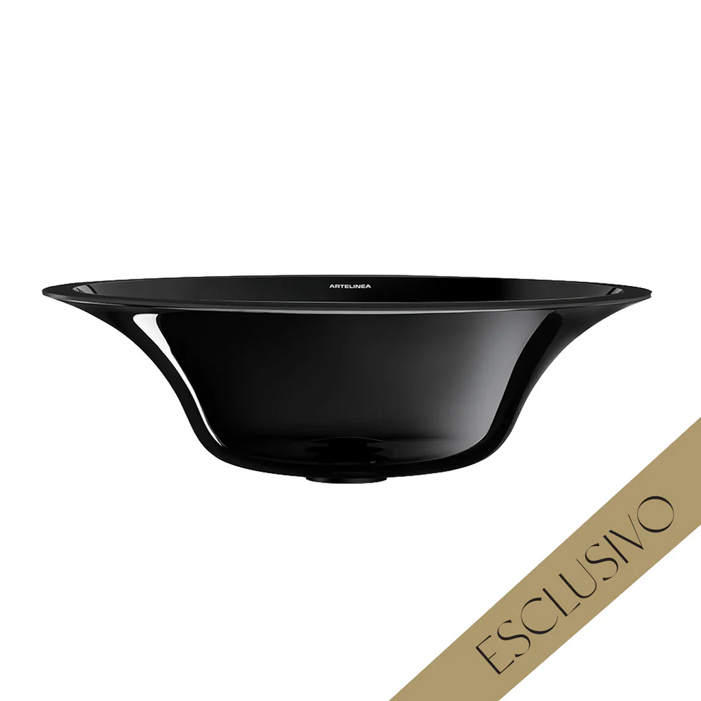 Parisi Esclusivo Konca Above Counter Basin - Opalite Nero BKO50-ON