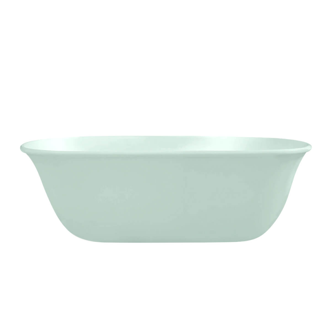 Turner Hastings Blanche 162 TitanCast Solid Surface Freestanding Bath (No Overflow) - Frosty Mint