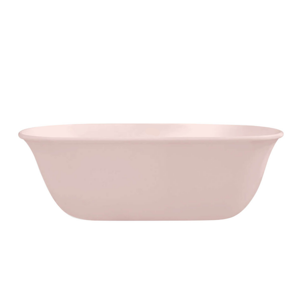Turner Hastings Blanche 162 TitanCast Solid Surface Freestanding Bath (No Overflow) - Misty Rose