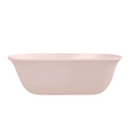 Turner Hastings Blanche 162 TitanCast Solid Surface Freestanding Bath (No Overflow) - Misty Rose