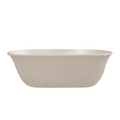 Turner Hastings Blanche 162 TitanCast Solid Surface Freestanding Bath (No Overflow) - Natural Linen