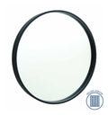 Thermogroup Contractor 600mm Diameter Round Black Frame Mirror with Demister - BMR60BFD