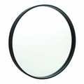 Thermogroup Ablaze Round Black Frame Mirror - BMR90BF
