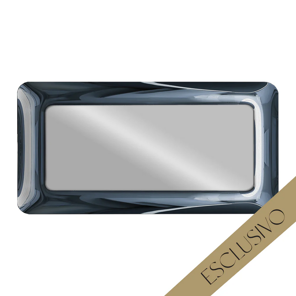Parisi Esclusivo Boa Handmade 100cm Rectangular Mirror - Anthracite BOA-TB03-100R-AT
