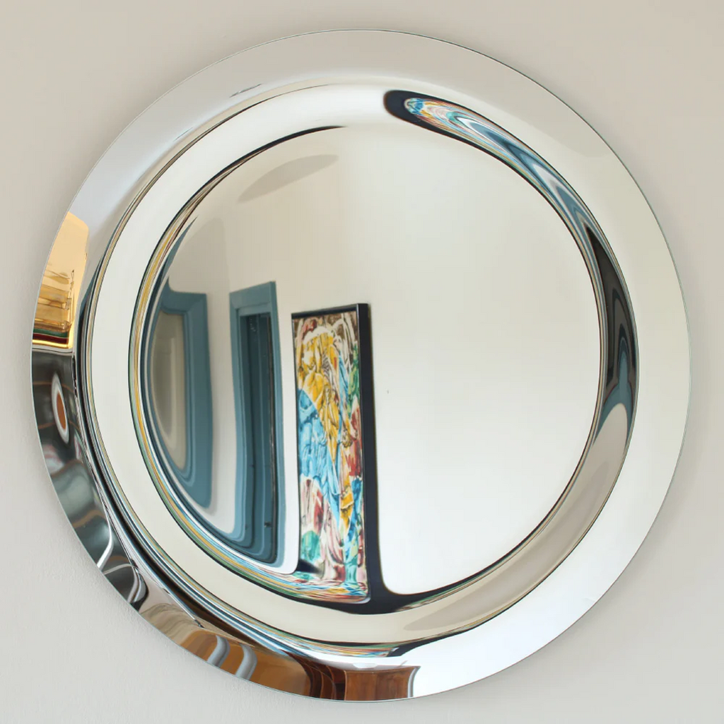 Parisi Esclusivo Boa Handmade 100cm Round Mirror - Argento BOA-TB06-100R-AG