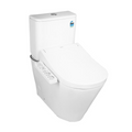 TOTO B&H Dara Back to Wall Smart Toilet Suite - Includes S2 Washlet with Remote Control - CDR001BTW1#WH + SDR001BTW1#WH + TCF33320GAU#NW1 + THX918