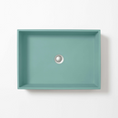 Concrete Studio Large Baly Vessel Basin - Aqua