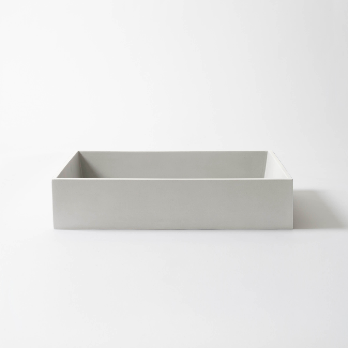 Concrete Studio Large Baly Vessel Basin - Light Grey - BA-VZ-Light Grey