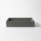 Concrete Studio Large Baly Vessel Basin - Mid Grey - BA-VZ-Mid Grey