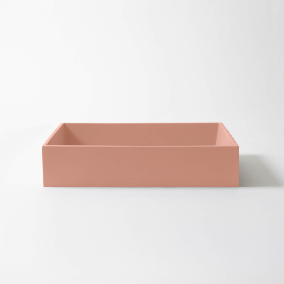 Concrete Studio Large Baly Vessel Basin - Rose - BA-VZ-Rose