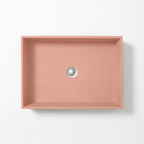 Concrete Studio Large Baly Vessel Basin - Rose - BA-VZ-Rose