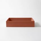 Concrete Studio Large Baly Vessel Basin - Terracotta - BA-VZ-Terracotta