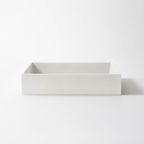 Concrete Studio Large Baly Vessel Basin - White - BA-VZ-White