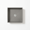 Concrete Studio Baly Square Vessel Basin - Mid Grey - BA-VX-Mid Grey
