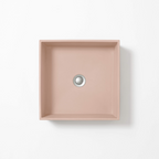 Concrete Studio Baly Square Vessel Basin - Quartz - BA-VX-Quartz