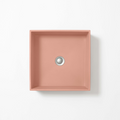 Concrete Studio Baly Square Vessel Basin - Rose - BA-VX-Rose