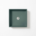 Concrete Studio Baly Square Vessel Basin - Teal - BA-VX-Teal