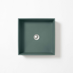 Concrete Studio Baly Square Vessel Basin - Teal - BA-VX-Teal