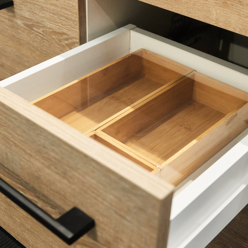 Timberline Victoria Wall Hung Vanity with Caesarstone Top & Basin 1800mm