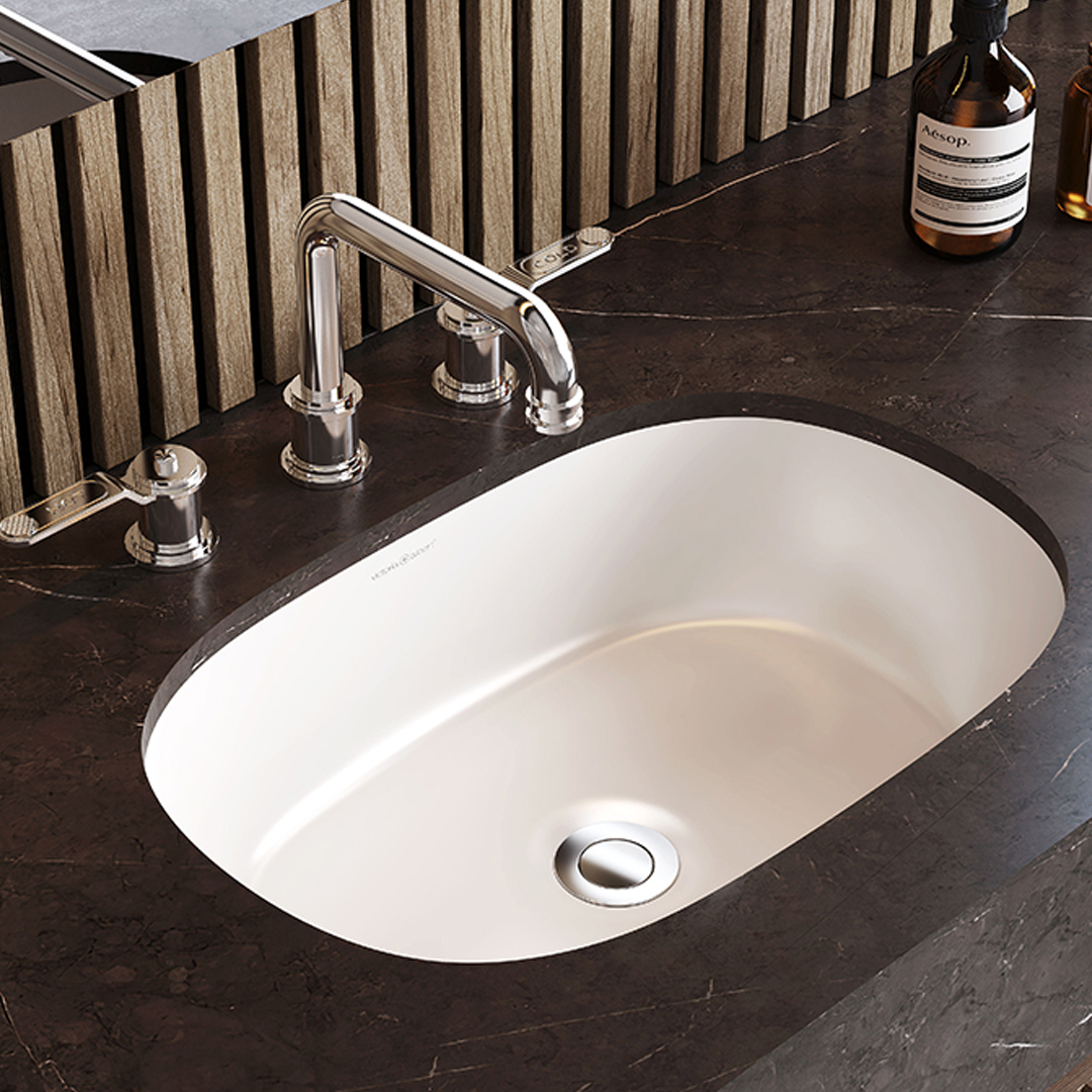 Victoria + Albert Barcelona 530 Undermount Basin - Matte White - UB-BAR53M-SM-IO