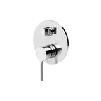 Phoenix Vivid Slimline Oval SwitchMix Shower/Bath Diverter Mixer Fit-Off Trim Only - Chrome - VV2940-00