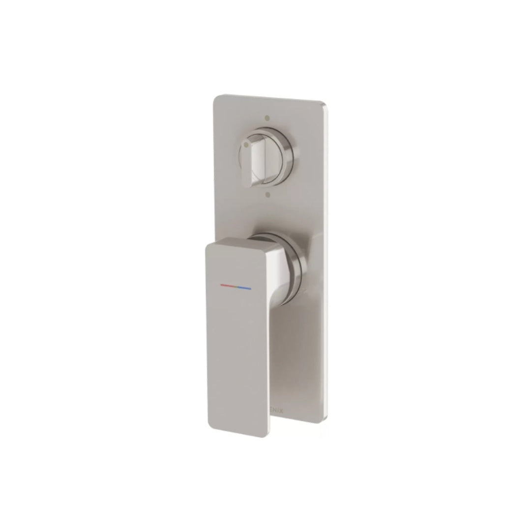 Phoenix Gloss MKII SwitchMix Shower / Bath Diverter Mixer Fit-Off Trim Only (Body Extra) - Brushed Nickel - 135-2940-40