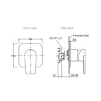 Kohler Taut Shower/Bath Mixer - Chrome 27914A-CP