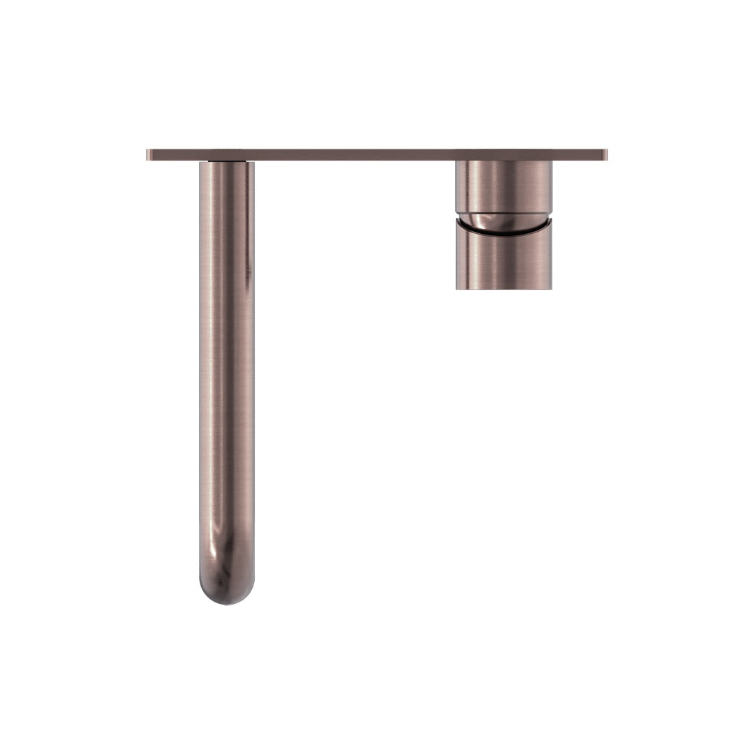 Nero Mecca Wall Basin/Bath Mixer 120mm - Brushed Bronze - NR221910a120BZ