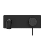 Nero Mecca Wall Basin/Bath Mixer 230mm - Matte Black - NR221910a230MB