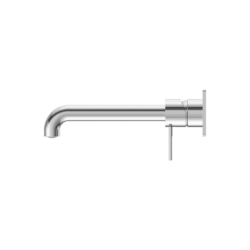 Nero Mecca Wall Basin/Bath Mixer 260mm - Chrome