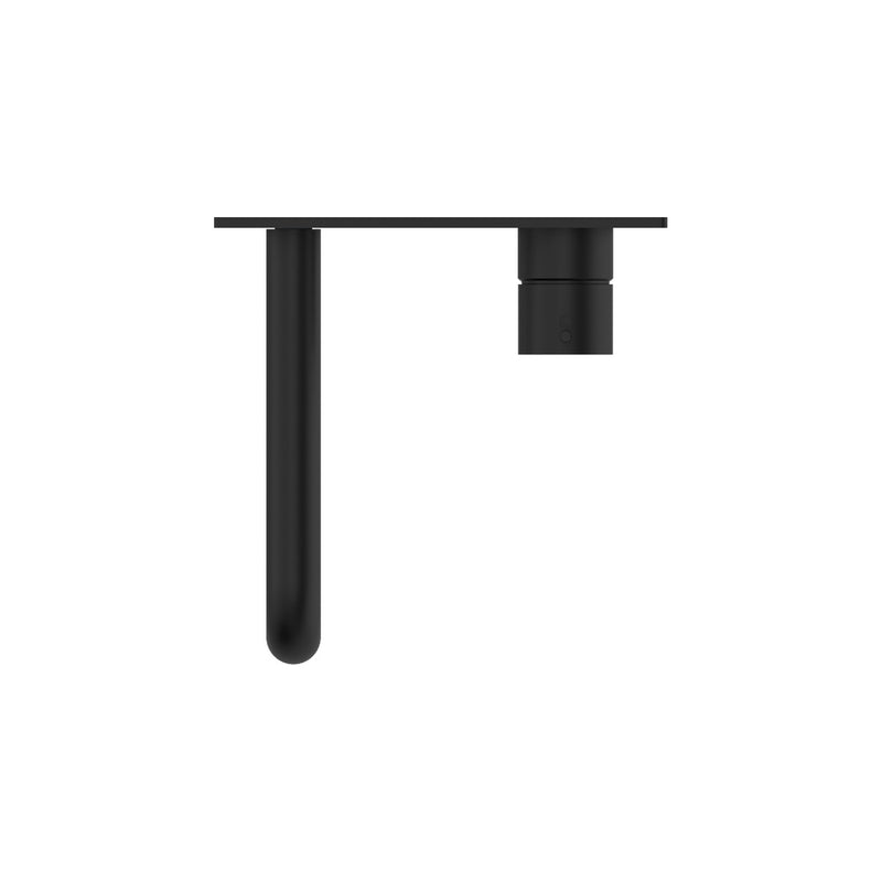 Nero Mecca Wall Basin/Bath Mixer Handle Up 120mm - Matte Black