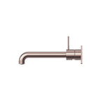 Nero Mecca Wall Basin/Bath Mixer Handle Up 230mm - Brushed Bronze - NR221910b230BZ