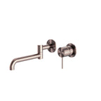 Nero Mecca Wall Basin/Bath Mixer Swivel Spout 225mm - Brushed Bronze - NR221910RBZ
