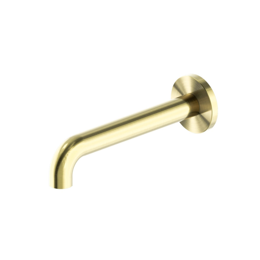 Nero Mecca Basin/Bath Spout Only 120mm - Brushed Gold - NR221903c120BG