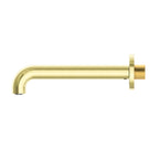 Nero Mecca Basin/Bath Spout Only 120mm - Brushed Gold - NR221903c120BG
