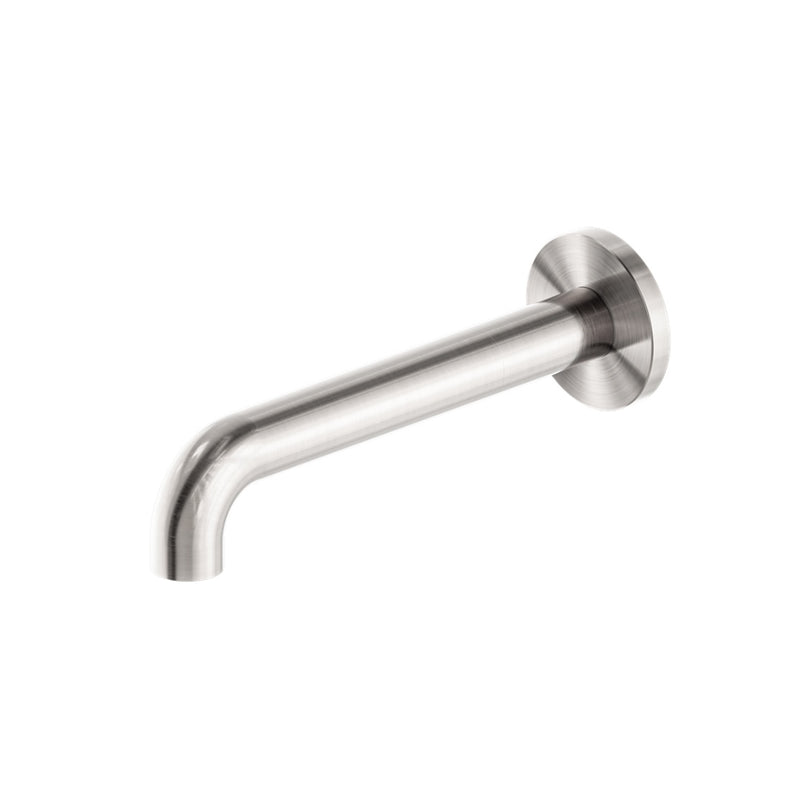 Nero Mecca Basin/Bath Spout Only 160mm - Brushed Nickel