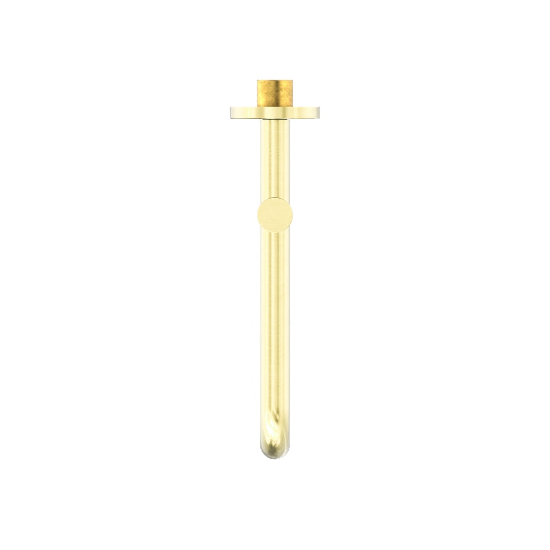 Nero Mecca Wall Mounted Swivel Basin/Bath Spout Only 225mm - Brushed Gold - NR221903gBG