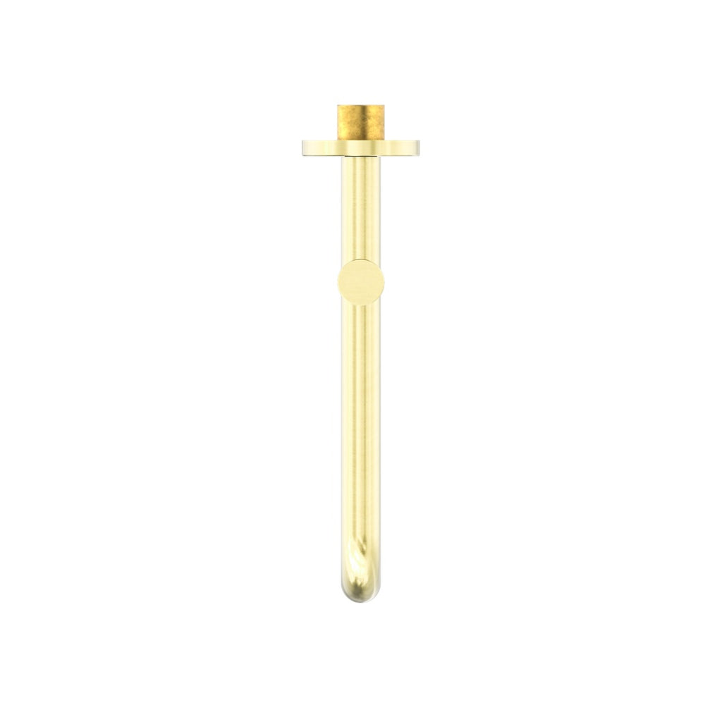 Nero Mecca Wall Mounted Swivel Basin/Bath Spout Only 225mm - Brushed Gold - NR221903gBG