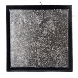 Cass Brothers 120mm Tile Insert Waste - 316 Matte Black - XTIBL-120X120