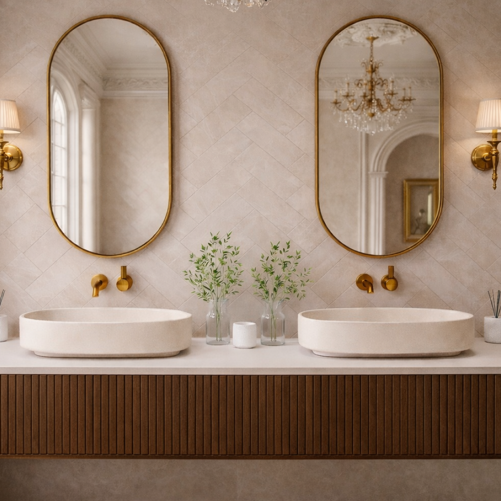 Pietra Bianca Bianca Above Counter Basin - White Matte - PB3010-WM