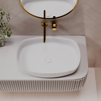Pietra Bianca Bianca Above Counter Basin - White Matte - PB3010-WM