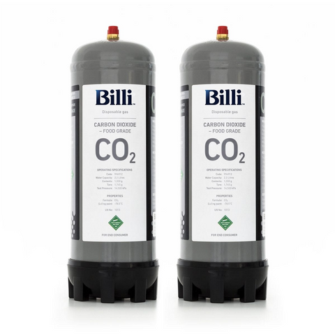 Billi 996912 Sparkling CO2 Cylinder - Twin Pack