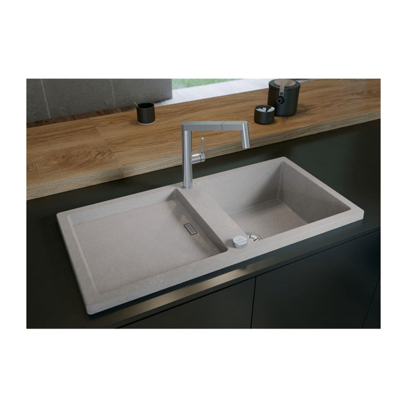 Blanco Adon XL 6 S Single Bowl Inset Sink - Concrete