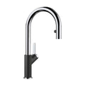 Blanco Carena Gooseneck Pull out Mixer CARENASA - Chrome & Anthracite - 525091
