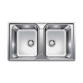 Blanco Lemis Double Bowl Inset-Flushmount Sink 860 x 500 LEMIS8IFK5 - 526991