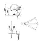 Blanco MIDA XL Sink Mixer MIDAXL - Chrome - 526133