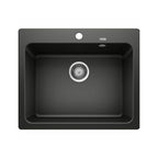 Blanco Naya 6 Single Bowl Inset Sink - Black NAYA6BK5 - 526824