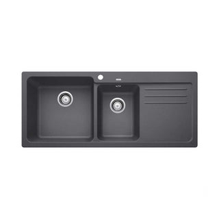 Blanco Naya 8S Inset Sink & Drainer - Rock Grey NAYA8SGK5 - 526832