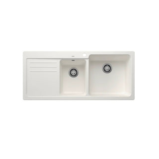 Blanco Naya 8S Right Hand Inset Sink & Drainer - White NAYA8SRWK5 - 526836