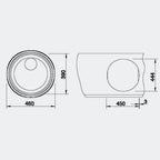 Blanco Rondo Large Single Round Sink RONDOSOLK5 - 526889